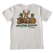 Kids' Hunting Season Short-Sleeve Tee Short Sleeve T-Shirt Cardin McCoy Ice Gray XXS (2/3) Pocket
