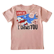 Kids' I Chews You Short-Sleeve Tee Short Sleeve T-Shirt Cardin McCoy Rose Tan XXS (2/3) Pocket
