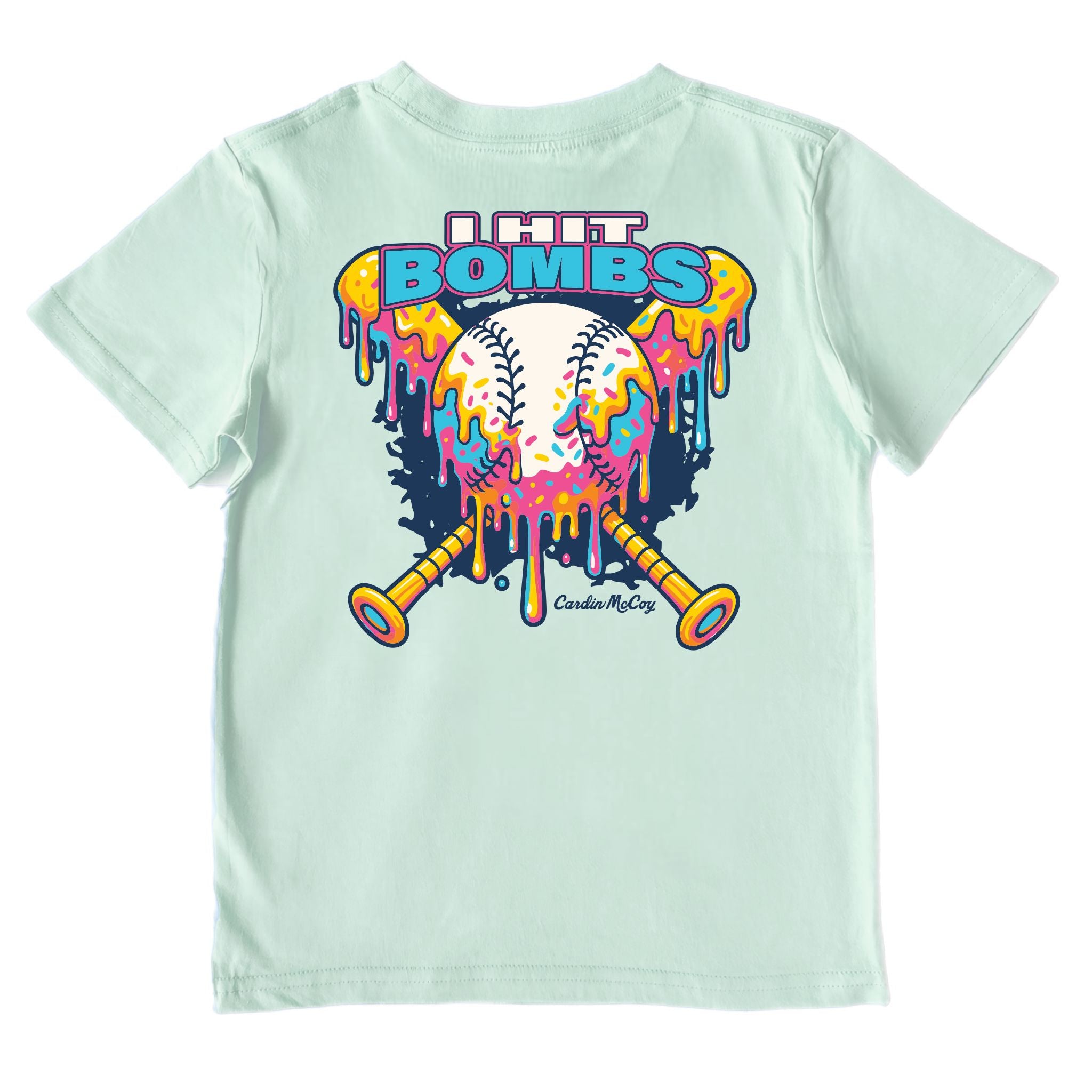 Kids' I Hit Bombs Performance Short-Sleeve Tee Short Sleeve T-Shirt Cardin McCoy Surf Spray XXS (2/3) Performance