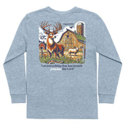 Kids' Let Everything Long-Sleeve Tee Long Sleeve T-Shirt Cardin McCoy Heather Gray XXS (2/3) Pocket