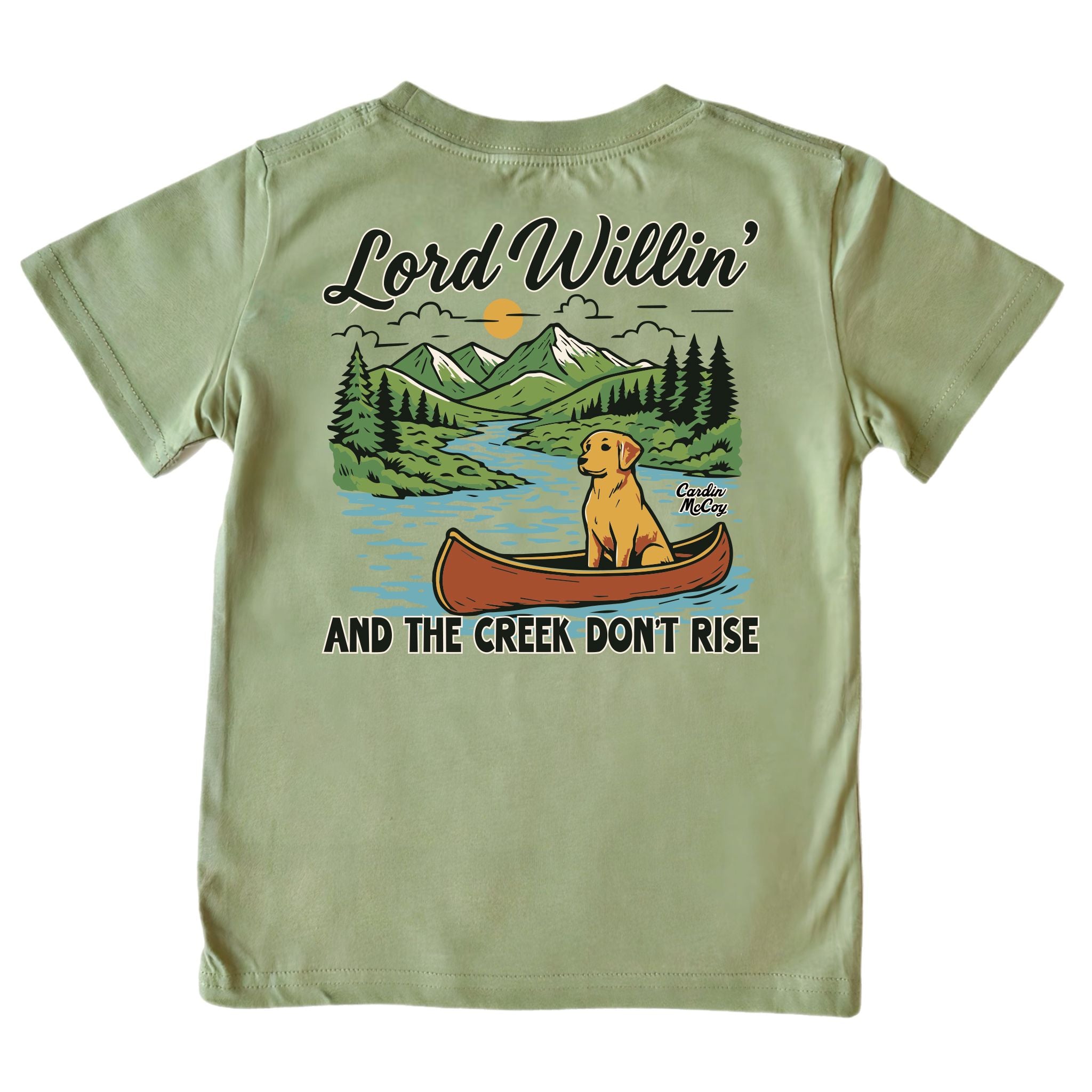 Kids' Lord Willin' Short-Sleeve Tee Short Sleeve T-Shirt Cardin McCoy Light Olive XXS (2/3) No Pocket