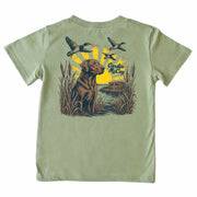 Kids' Marsh Dog Short-Sleeve Tee Short Sleeve T-Shirt Cardin McCoy Light Olive XXS (2/3) Pocket