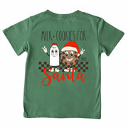 Kids' Milk & Cookies Short-Sleeve Tee Short Sleeve T-Shirt Cardin McCoy Dark Olive XXS (2/3) Pocket