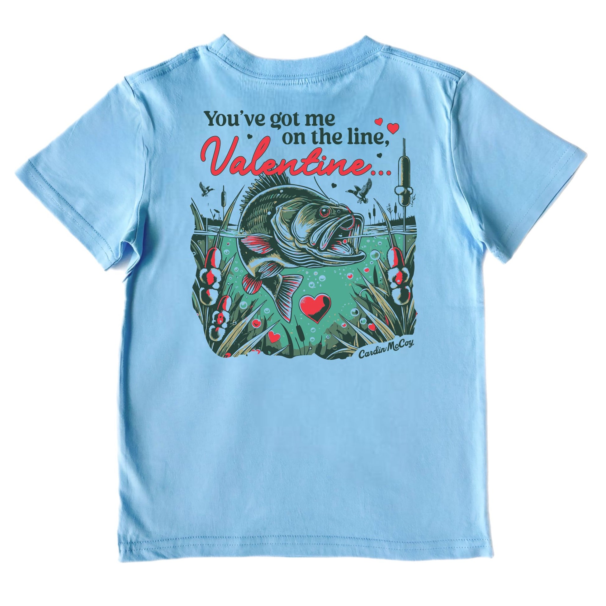 Kids' On The Line Short-Sleeve Tee Short Sleeve T-Shirt Cardin McCoy Light Blue XXS (2/3) Pocket