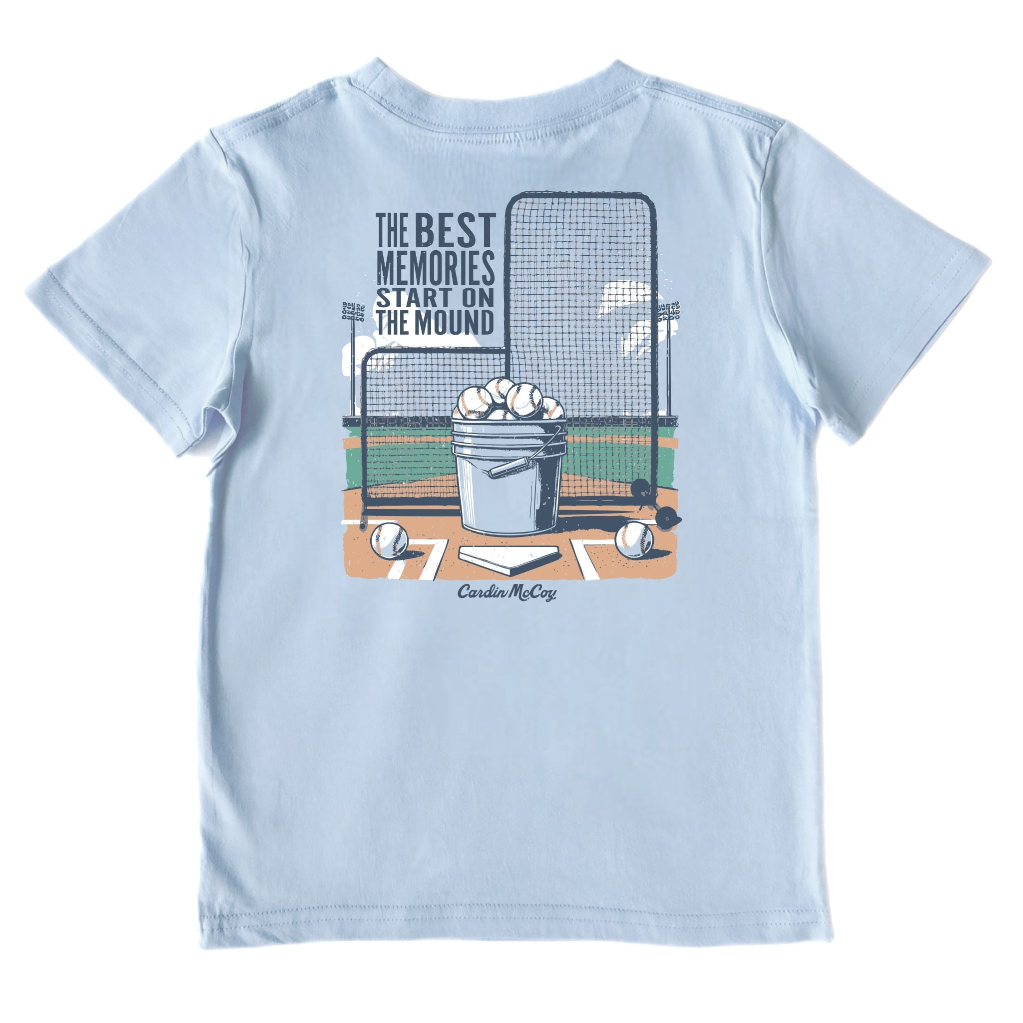 Kids' On the Mound Performance Short-Sleeve Tee Short Sleeve T-Shirt Cardin McCoy Blue Sky XXS (2/3) 