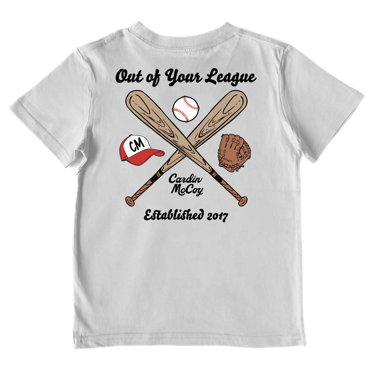 Kids' Out Of Your League Performance Short-Sleeve Tee Short Sleeve T-Shirt Cardin McCoy Gray Mist XXS (2/3) 
