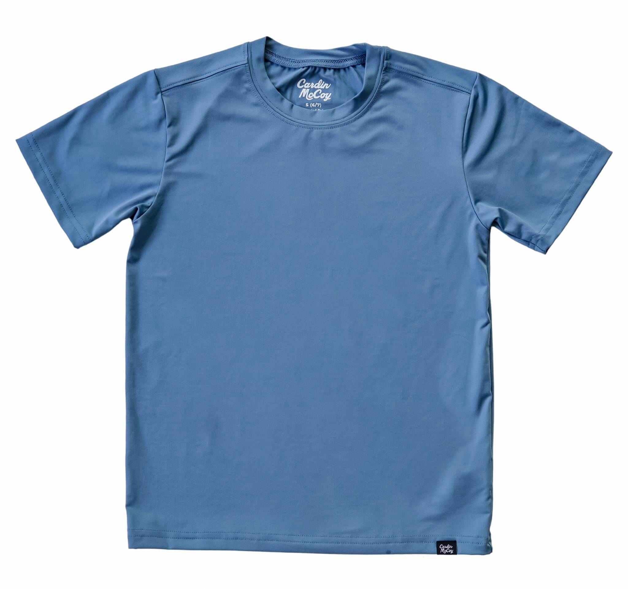 Kids' Performance Short-Sleeve Blank Tee Short Sleeve T-Shirt Cardin McCoy Captain Blue XXS (2/3) 