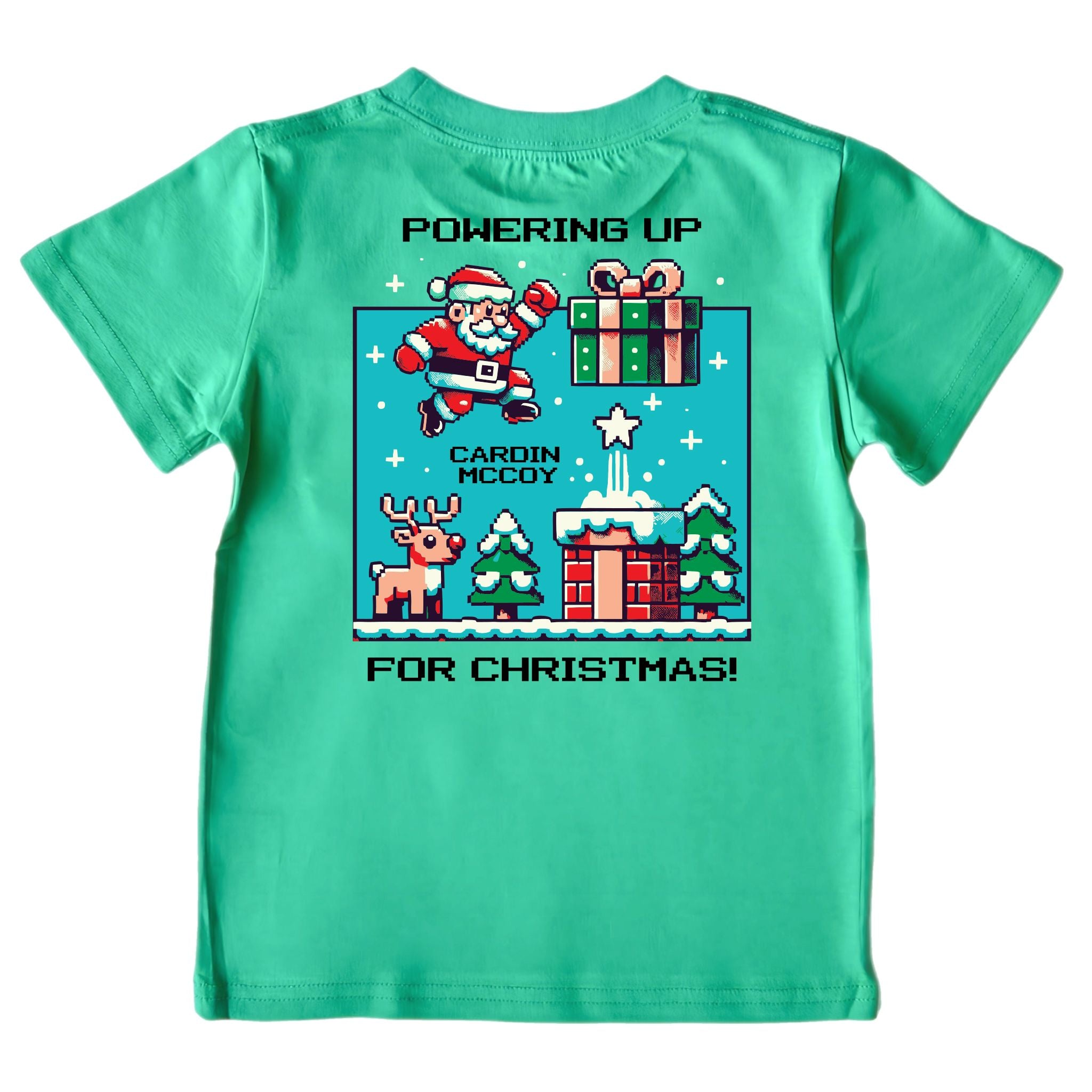 Kids' Powering Up Short-Sleeve Tee Short Sleeve T-Shirt Cardin McCoy Green XXS (2/3) Pocket