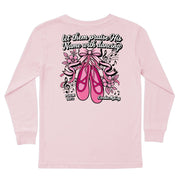 Kids' Praise With Dancing Long-Sleeve Tee Long Sleeve T-Shirt Cardin McCoy Light Pink XXS (2/3) Pocket