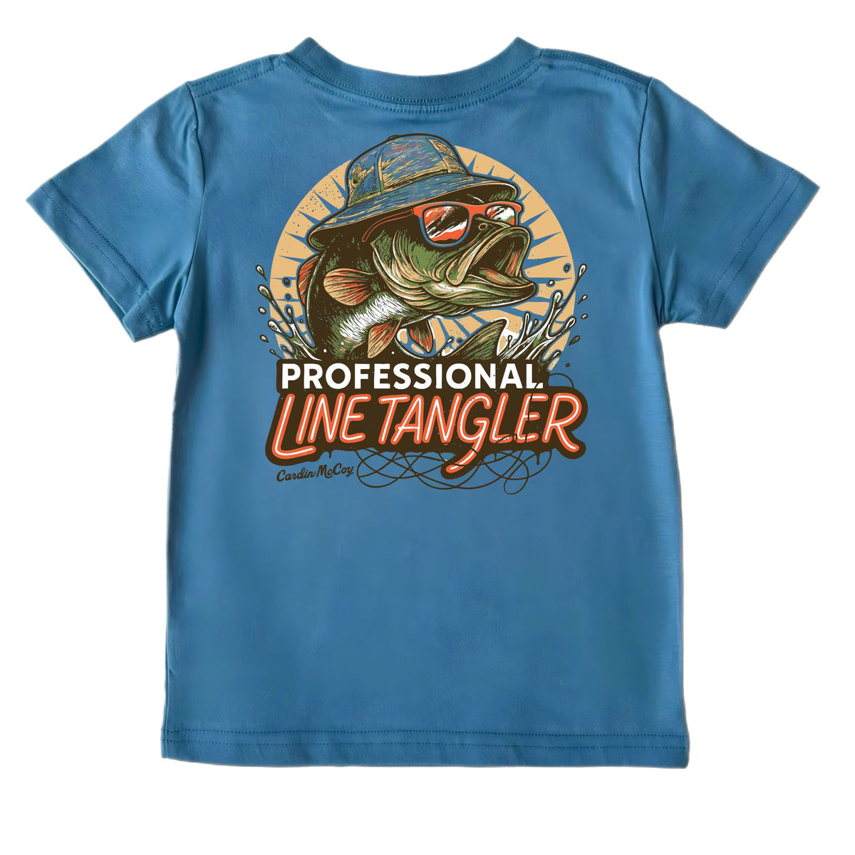 Kids' Professional Line Tangler Short-Sleeve Tee Short Sleeve T-Shirt Cardin McCoy Blue XXS (2/3) Pocket