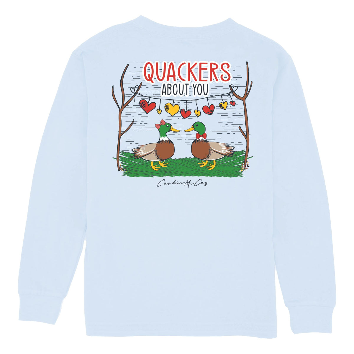 Kids' Quackers About You Long Sleeve Pocket Tee Long Sleeve T-Shirt Cardin McCoy Cool Blue XXS (2/3) 