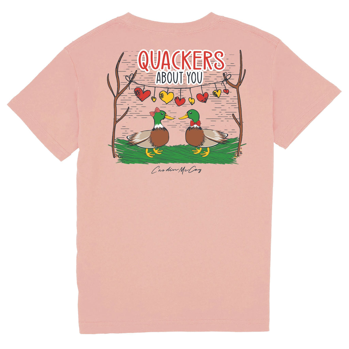 Kids' Quackers About You Short Sleeve Pocket Tee Short Sleeve T-Shirt Cardin McCoy Rose Tan XXS (2/3) 