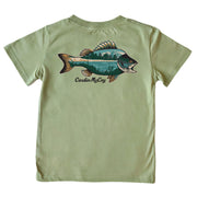 Kids' Sandbar Fish Short-Sleeve Tee Short Sleeve T-Shirt Cardin McCoy Light Olive XXS (2/3) Pocket