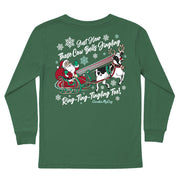 Kids' Santa Cow Long-Sleeve Tee Long Sleeve T-Shirt Cardin McCoy Dark Olive XXS (2/3) Pocket