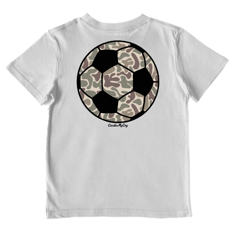 Kids' Soccer Camo Performance Short-Sleeve Tee Short Sleeve T-Shirt Cardin McCoy Gray Mist XXS (2/3) 