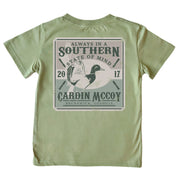Kids' Southern State Of Mind Short-Sleeve Tee Short Sleeve T-Shirt Cardin McCoy Light Olive XXS (2/3) Pocket