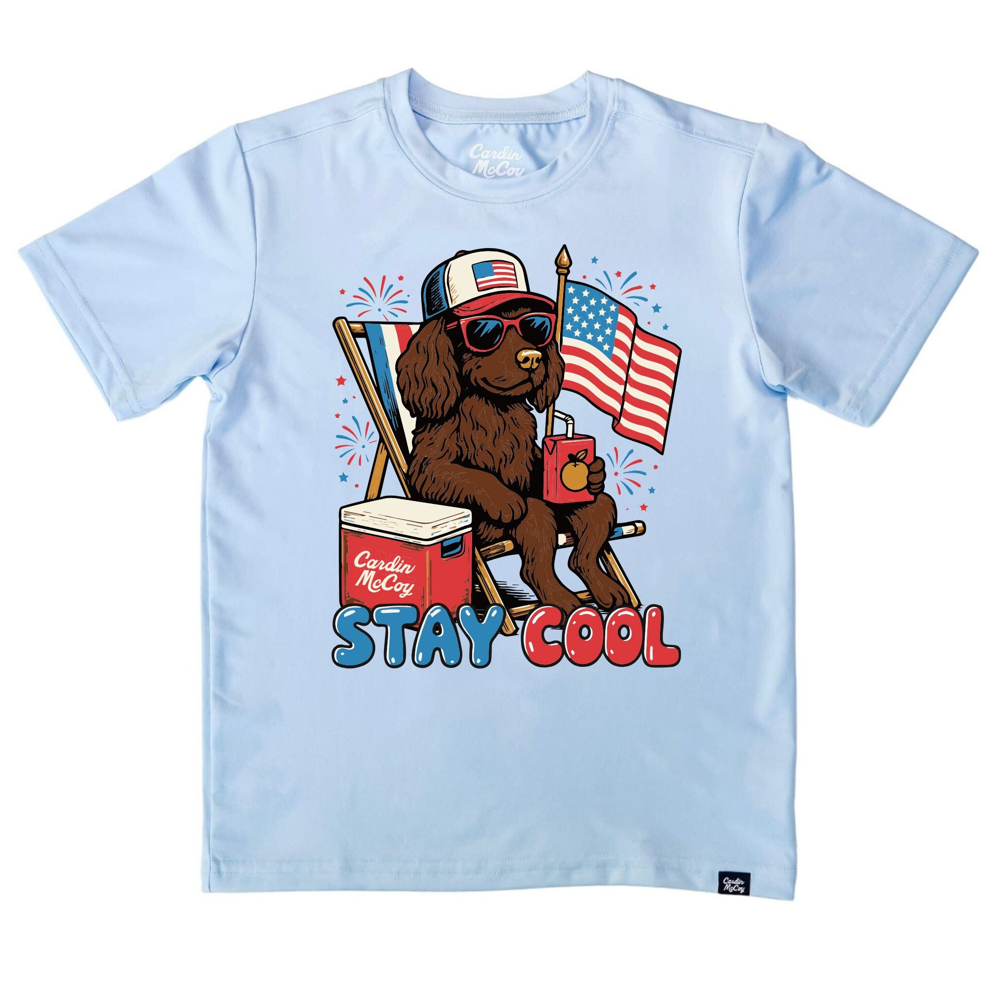 Kids' Stay Cool Performance Short-Sleeve Tee Short Sleeve T-Shirt Cardin McCoy Blue Sky XXS (2/3) Performance