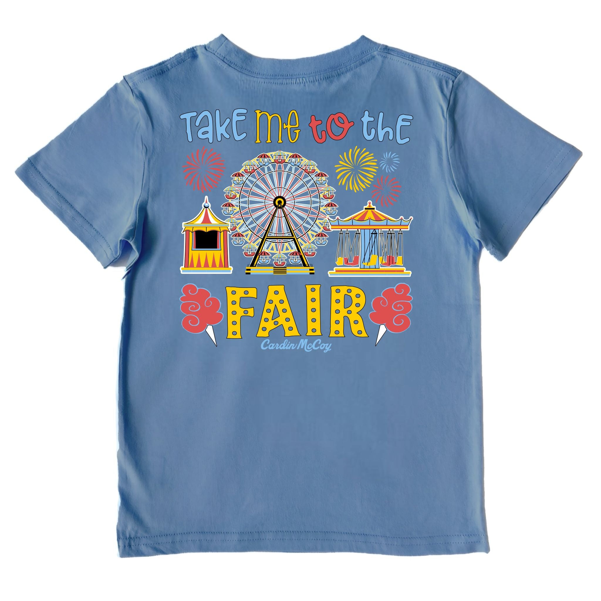 Kids' Take Me To The Fair Short-Sleeve Performance Tee Short Sleeve T-Shirt Cardin McCoy Captain Blue XXS (2/3) Performance