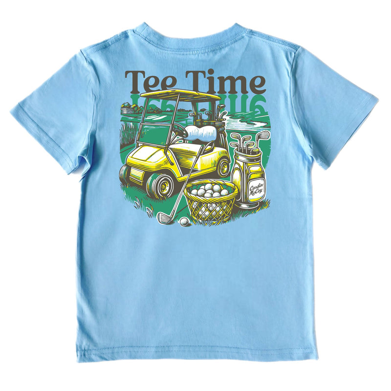Kids' Tee Time Short-Sleeve Tee Short Sleeve T-Shirt Cardin McCoy Light Blue XXS (2/3) Pocket