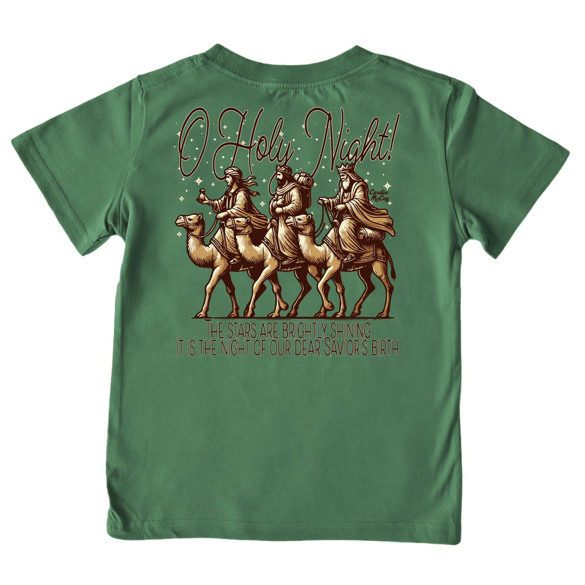 Kids' The Stars Are Shining Short-Sleeve Tee Short Sleeve T-Shirt Cardin McCoy Dark Olive XXS (2/3) Pocket