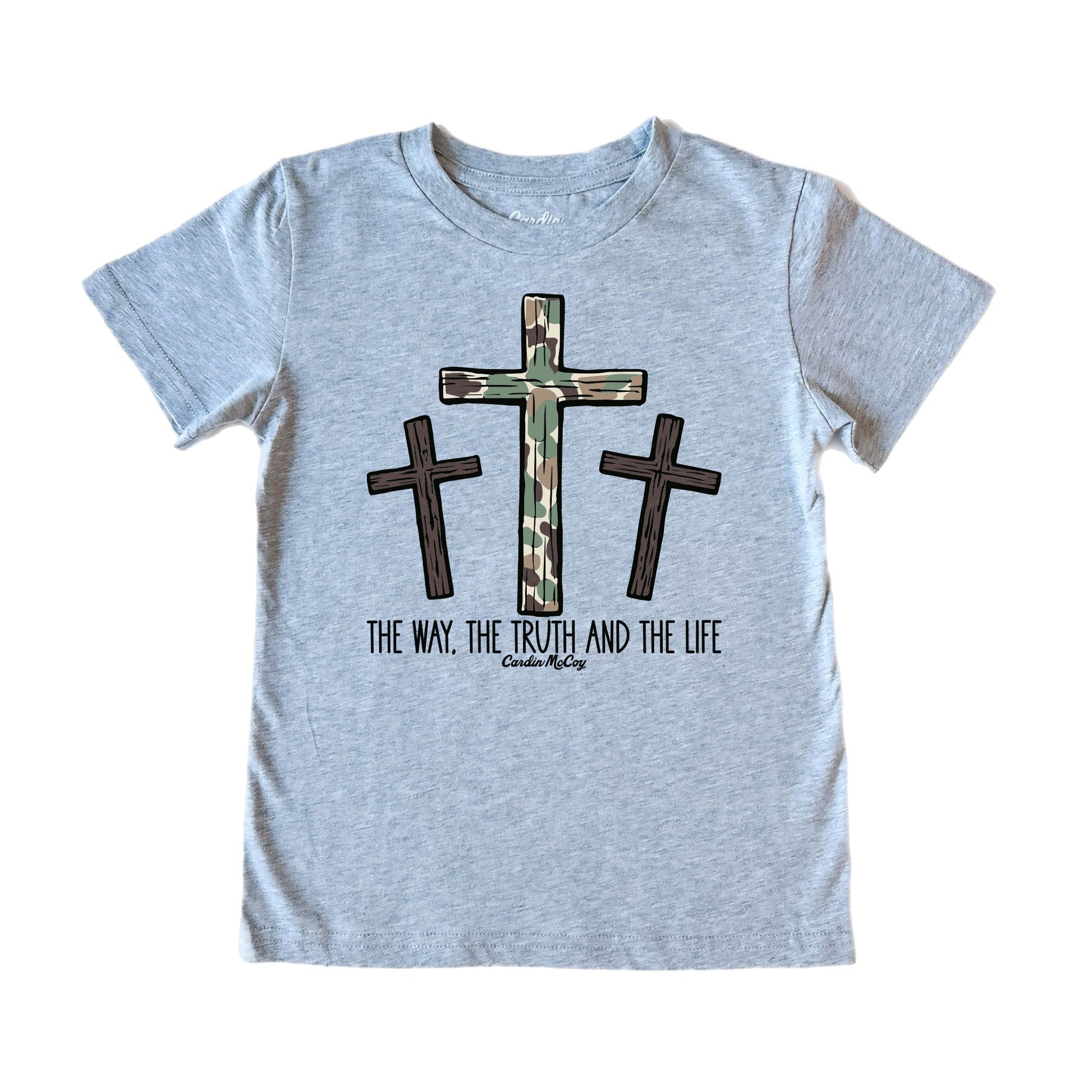 Kids' The Truth Front Short-Sleeve Tee Short Sleeve T-Shirt Cardin McCoy Heather Gray XXS (2/3) Front