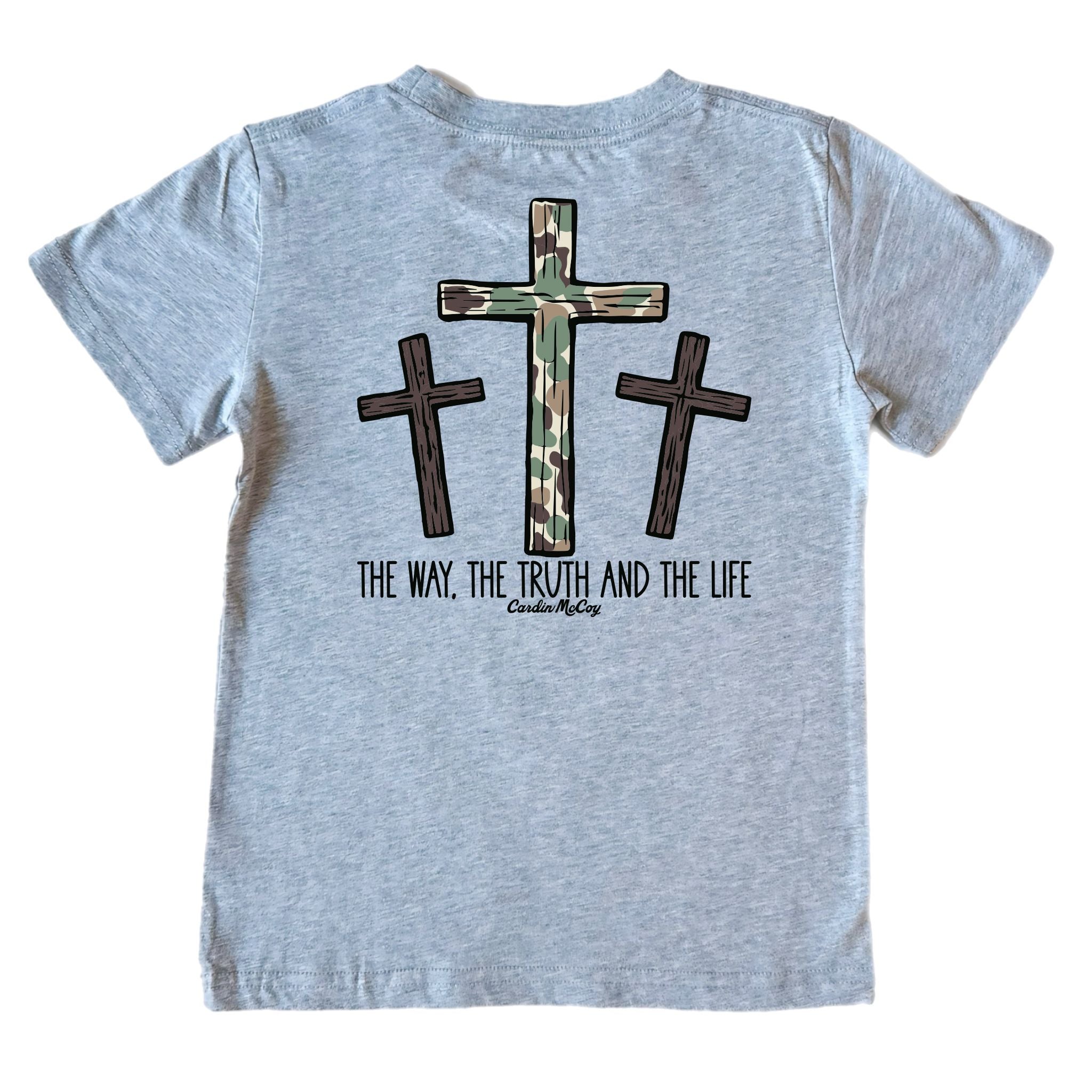 Kids' The Truth Short-Sleeve Tee Short Sleeve T-Shirt Cardin McCoy Heather Gray XXS (2/3) Pocket