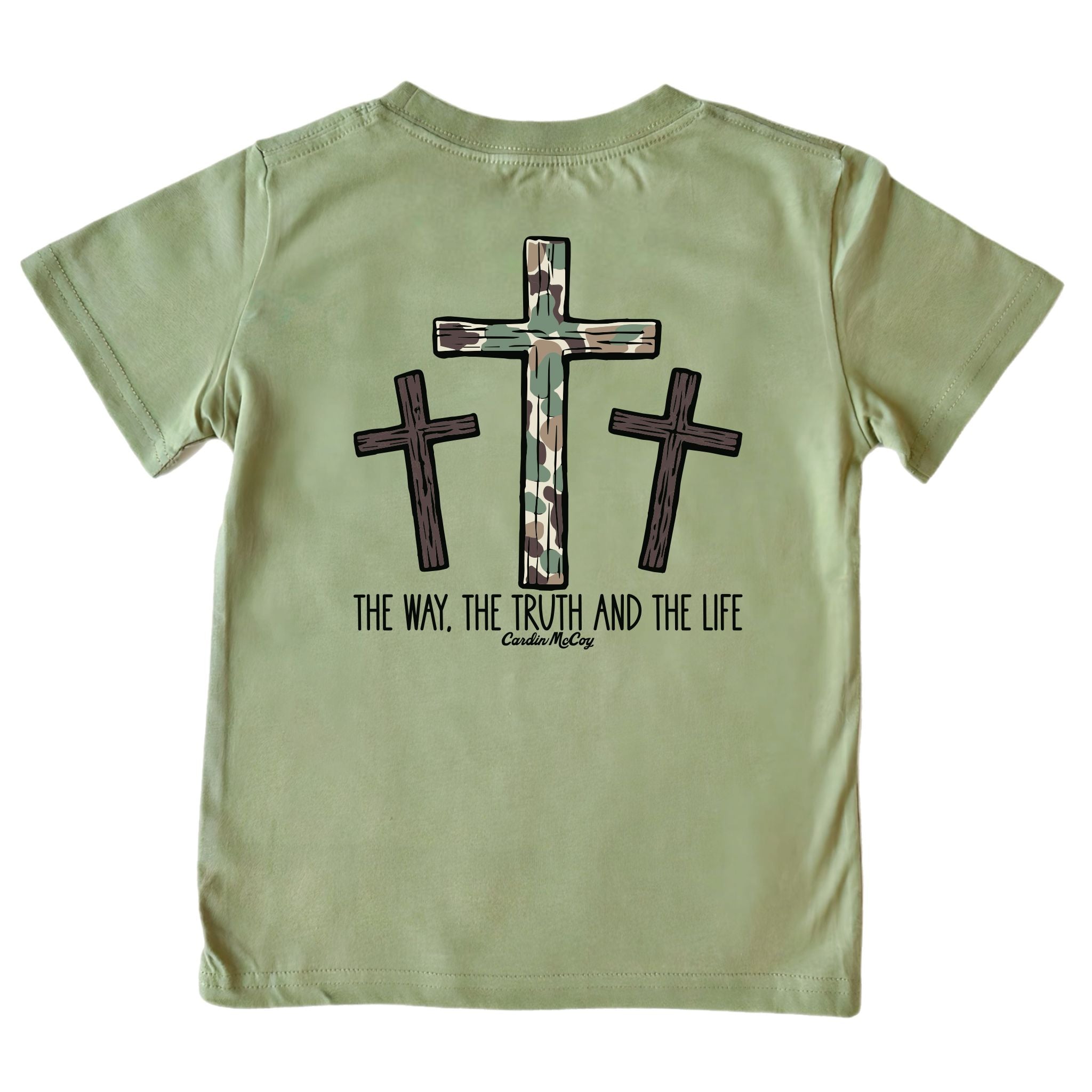 Kids' The Truth Short-Sleeve Tee Short Sleeve T-Shirt Cardin McCoy Light Olive XXS (2/3) Pocket
