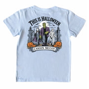 Kids' This is Halloween Short-Sleeve Tee Short Sleeve T-Shirt Cardin McCoy Cool Blue XXS (2/3) Pocket