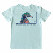 Kids' Timber Meets Short-Sleeve Tee Short Sleeve T-Shirt Cardin McCoy Blue Mint XXS (2/3) Pocket