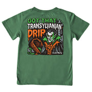 Kids' Transylvania Drip Short-Sleeve Tee Short Sleeve T-Shirt Cardin McCoy Dark Olive XXS (2/3) Pocket