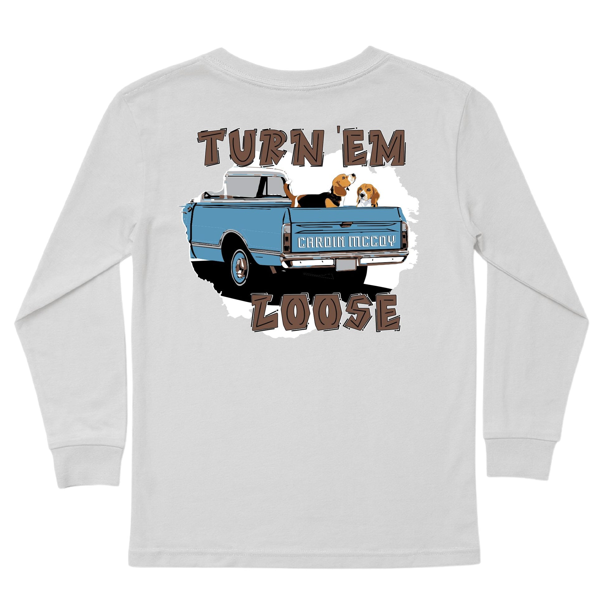 Kids' Turn Em Loose Long-Sleeve Tee Long Sleeve T-Shirt Cardin McCoy Ice Gray XXS (2/3) Pocket