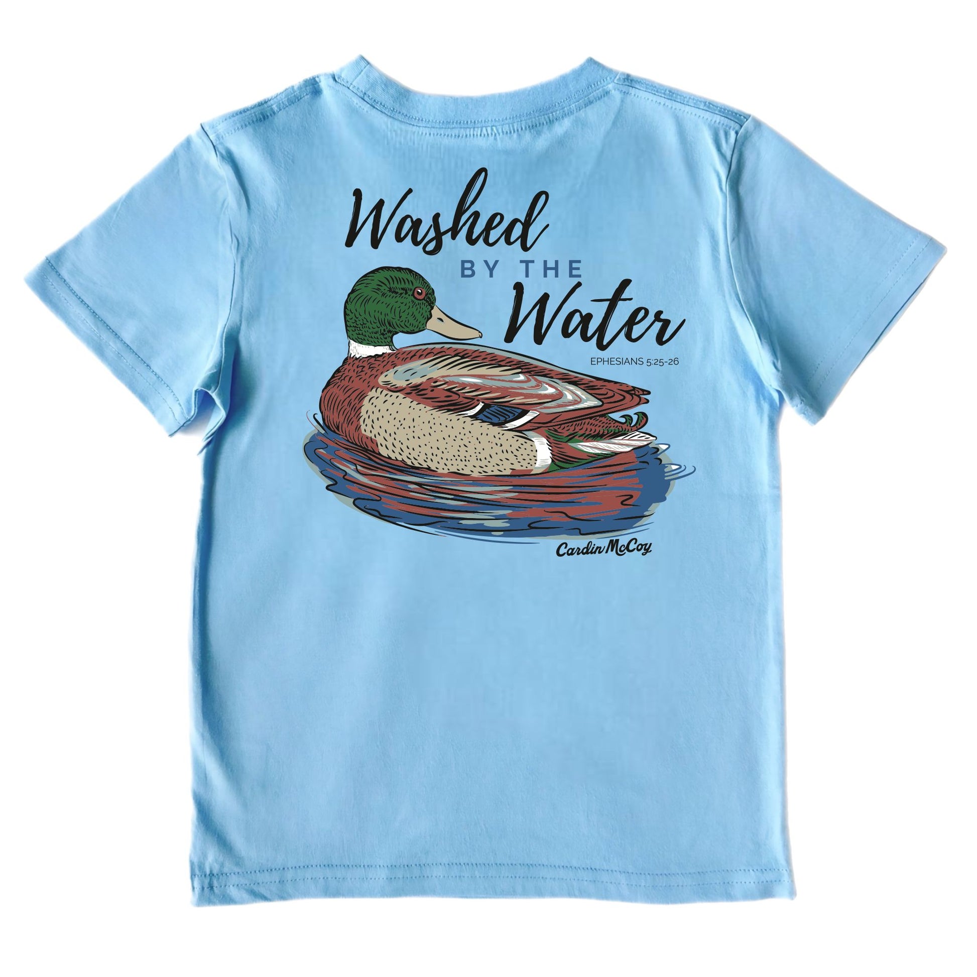 Kids' Washed By The Water Short-Sleeve Tee Short Sleeve T-Shirt Cardin McCoy Light Blue XXS (2/3) Pocket