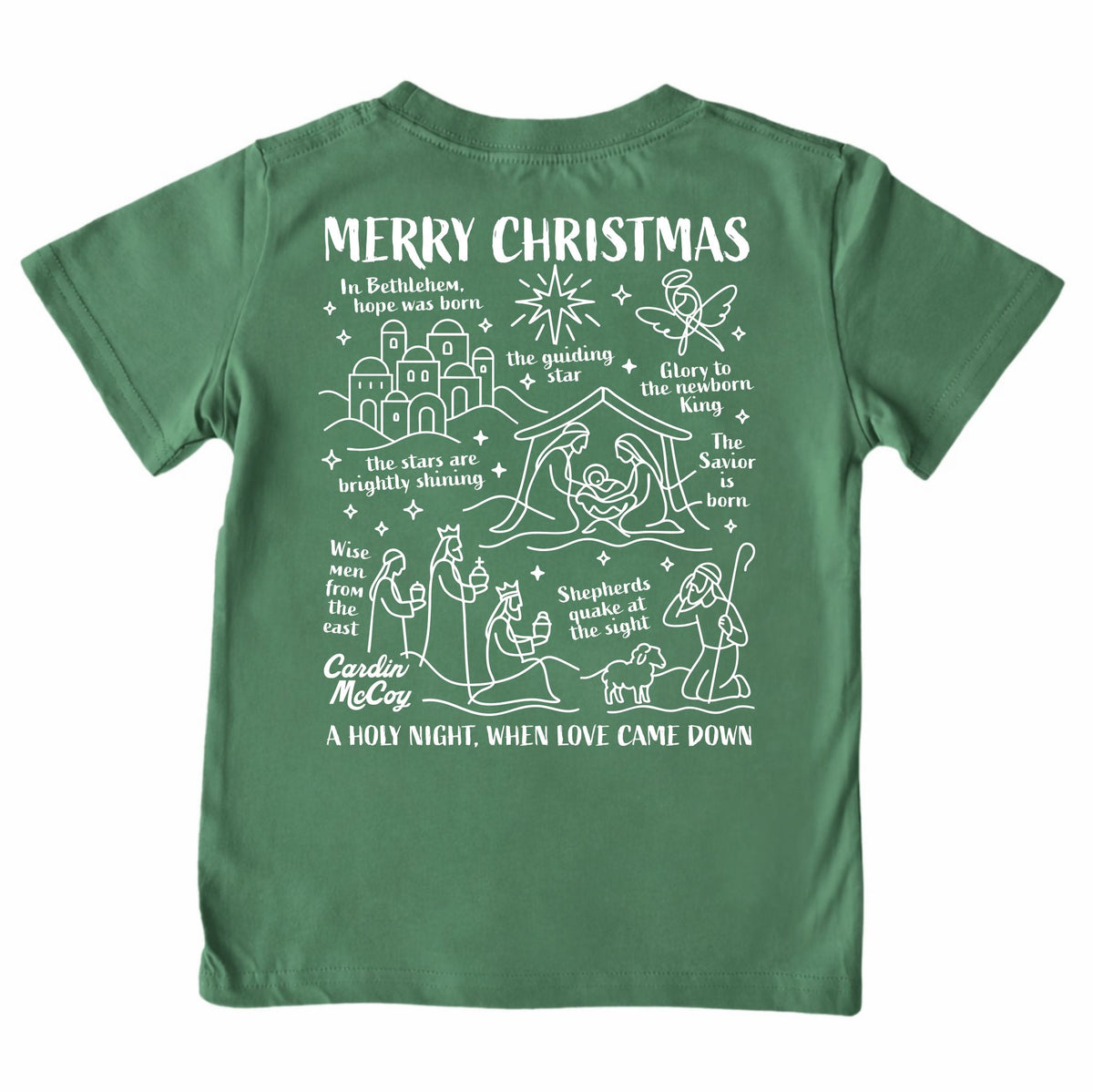 Kids' When Love Came Down Short-Sleeve Tee Short Sleeve T-Shirt Cardin McCoy Dark Olive XXS (2/3) Pocket