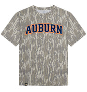 Youth Auburn Mossy Oak Bottomland Washed Out Short-Sleeve Tee Short Sleeve T-Shirt Mossy Oak Original Bottomland Youth Small Front